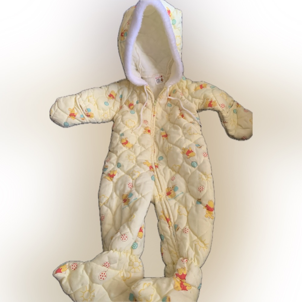 Walt Disney VINTAGE 1970’s Sears Roebuck Winnie the Pooh Baby snow suit